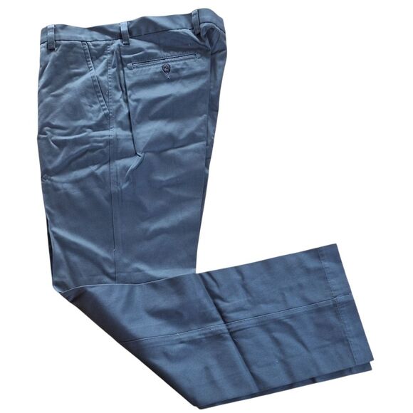 NWT Dockers Signature Khaki D1 Slim Fit Flat Front Dress Pants 36 x 34 Dark Gray - Picture 5 of 14